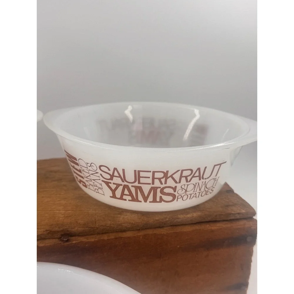 Glasbake vintage milk